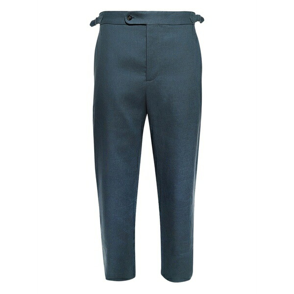 ボーディ メンズ カジュアルパンツ ボトムス Linen trousers Blue|asty