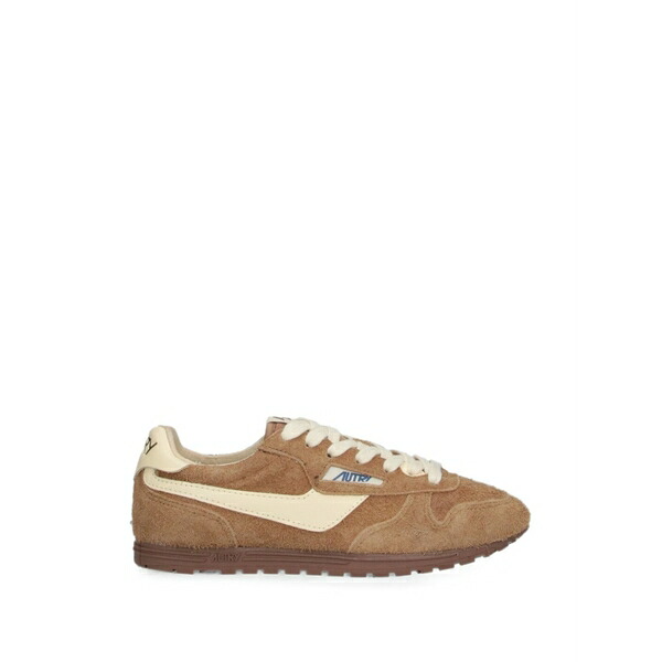 オートリー レディース スニーカー シューズ Windspin low-top sneakers Brown|asty