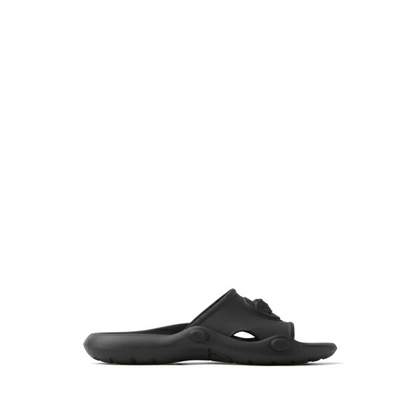 ヴェルサーチ レディース サンダル シューズ Nettuno rubber slides Black｜asty