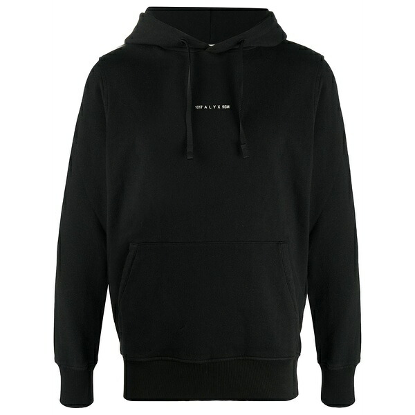 1017 アリクス 9 エスエム メンズ パーカー・スウェットシャツ アウター Sphere logo printed hoodie Black｜asty 84,590円