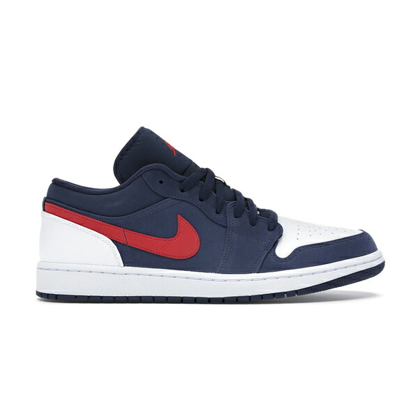 Jordan ジョーダン メンズ スニーカー 【Jordan 1 Low USA】 サイズ US_9(27.0cm) Midnight Navy/Gym Red-White|asty