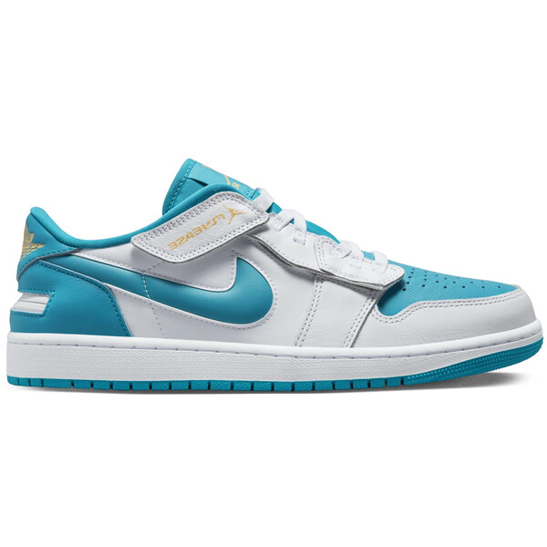 Jordan ジョーダン メンズ スニーカー 【Jordan 1 Low FlyEase White Aquatone Celestial Gold】 サイズ US_12(30.0cm) White/Aquatone/Celestial Gold|asty