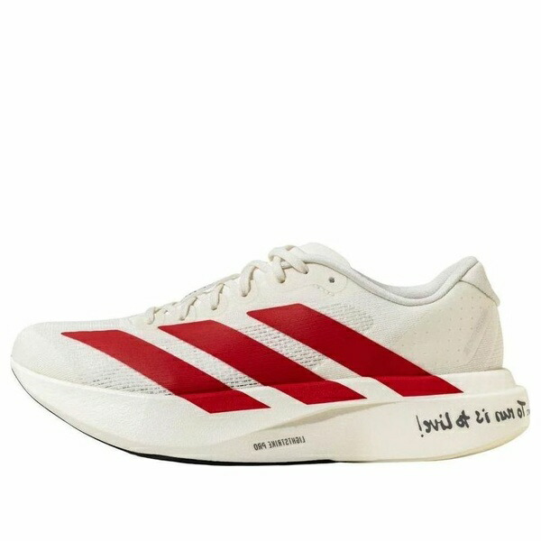adidas アディダス メンズ スニーカー 【adidas Adizero Evo SL 'White Red' JS1182】 サイズ US_7(25.0cm)｜asty