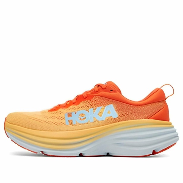 HOKA ONE ONE ホカオネオネ メンズ スニーカー  【HOKA ONE ONE Bondi 8 \u0027Puffin\u0027s Bill Amber Yellow\u0027 1123202-PBAY】  大きさ US_8.5(26.5糎)