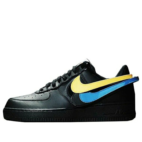 Nike ナイキ メンズ スニーカー 【Nike Air Force 1 Low 'All Star - Swoosh Pack Black' AH8462-002】 サイズ US_9.5(27.5cm)|asty