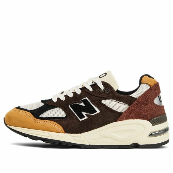 New Balance ニュー平衡にする メンズ スニーカー  【New Balance 990v2 Made インチ USA Teddy Santis \u0027Black Tan\u0027 M990BB2】  大きさ US_M_14