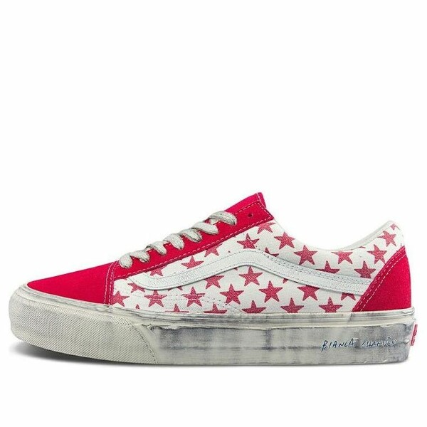 Vans バンズ メンズ スニーカー  【Vans Bianca Chandn x Old Skool VLT LX \u0027Stressed Red\u0027 VN0A4BVFY52】  大きさ US_7.5(25.5糎)
