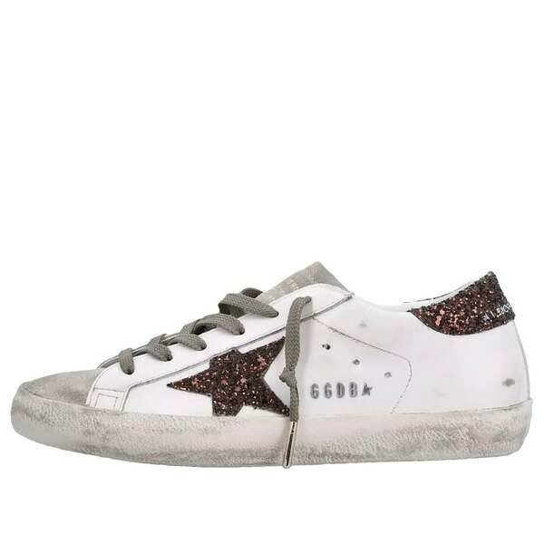 Golden Goose ゴールデングース レディース スニーカー 【(WMNS) Golden Goose Super-Star 'Milk Brown Glitter' GWF00101-F008122-12386】 サイズ US_8(25.0cm)｜asty