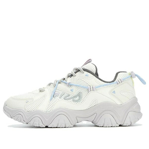 FILA フィラ レディース スニーカー 【(WMNS) FILA Fluid 4 Sneakers 'White Grey' F12W332113FGD】 サイズ US_7(24.0cm)｜asty