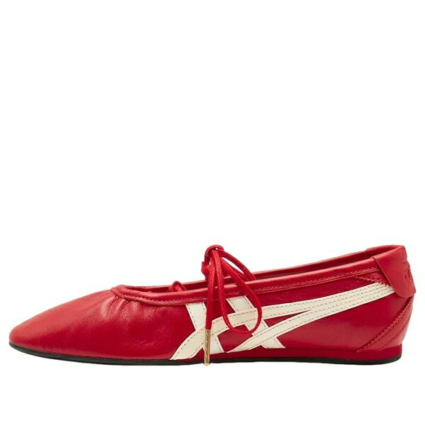 Onitsuka Tiger オニツカタイガー レディース スニーカー 【(WMNS) Onitsuka Tiger Gymnarina 'Classic Red Cream' 1182A704-600】 サイズ US_W_10.5｜asty