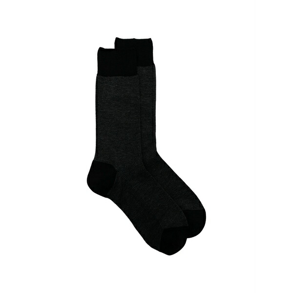 ゼニア メンズ ソックス アンダー御召しもの Levity socks Grey