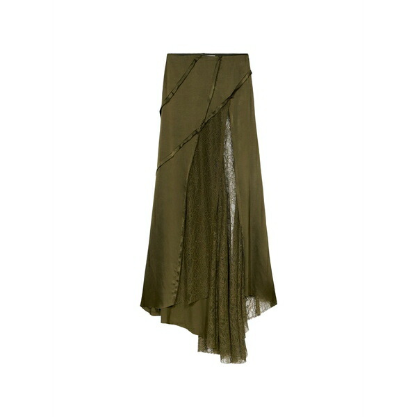 ブルマリン レディース スコート ボトムス Lace-overlay skirt Green