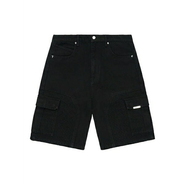 アールティーエー メンズ 心地好いズボン下 ボトムス Joseph cargo-pocket shorts Black