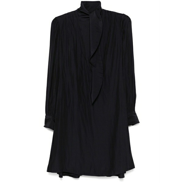 ランバン レディース 衣裳 トップス Draped mini dress Blue