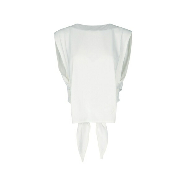 ジャクエムス レディース プルオーバー トップス The moisson tie-fastening top White