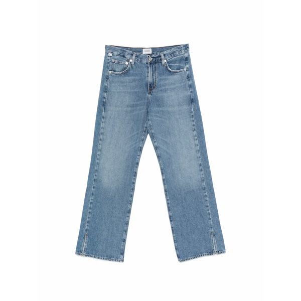 シチズンズ オブ 人間らしさ レディース ジーンズズボン下 ボトムス Side-slit jeans Blue