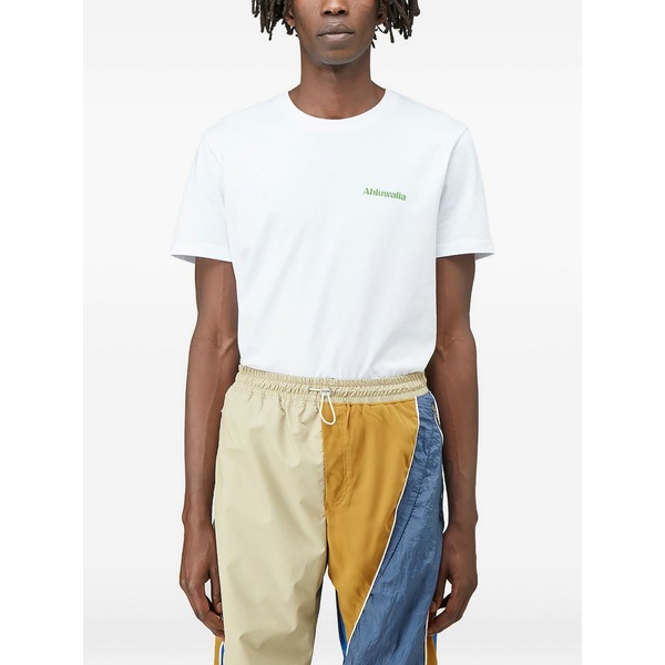 アルワリア メンズ ティーシャツ トップス Graphic-print t-shirt White