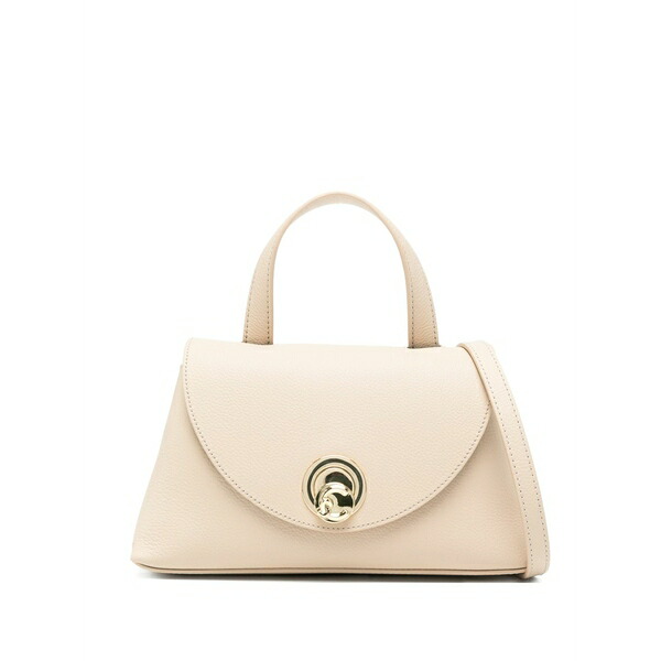 コチネレ レディース ハンドバック 御徒面子 Small nika leather tote bag Neutrals
