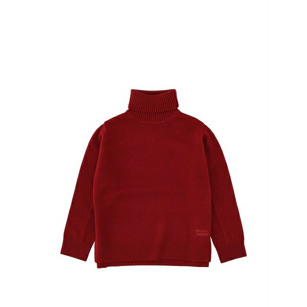 棲み家 狐狸 レディース 編み物\u0026スウェーター アウター Roll-neck sweater Red
