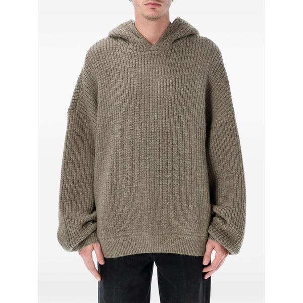 エフオージーエッセンシャルズ メンズ パーカー・スウェットシャツ アウター Ribbed hoodie Brown