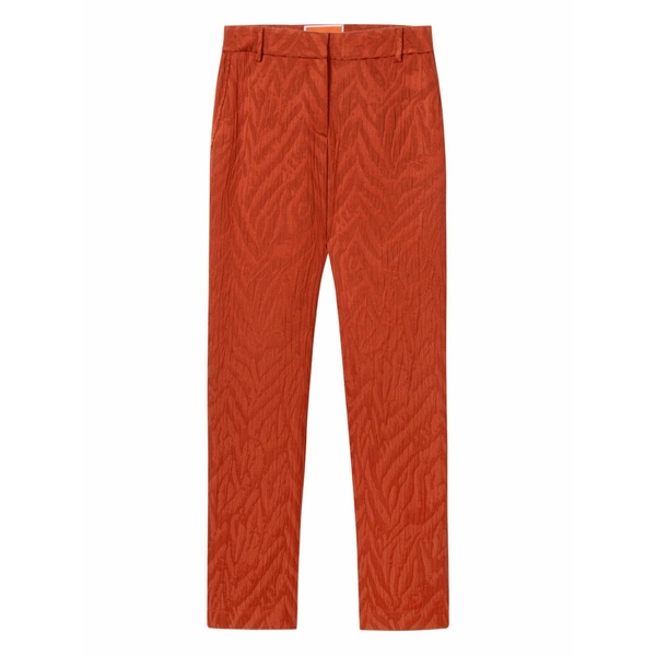 ラ・ダブル・ジェイ レディース 心地よいズボン下 ボトムス Zebra-jacquard trousers Red