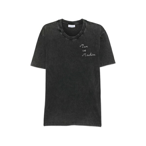 メゾンラビッシュ メンズ ティーシャツ トップス Graphic-print t-shirt Black