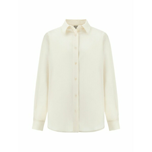 ポールアンドシャーク レディース プルオーバー トップス Button-up long-sleeve overshirt Neutrals