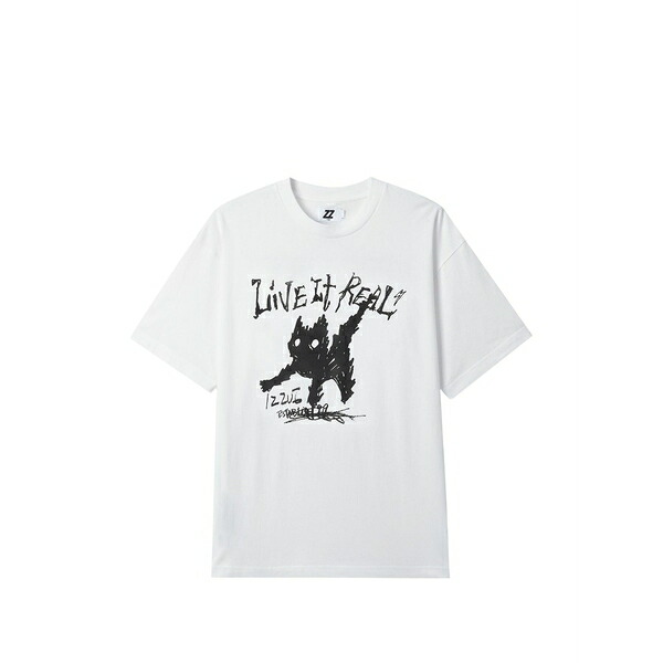 イズエ メンズ ティーシャツ トップス Graphic-print t-shirt White