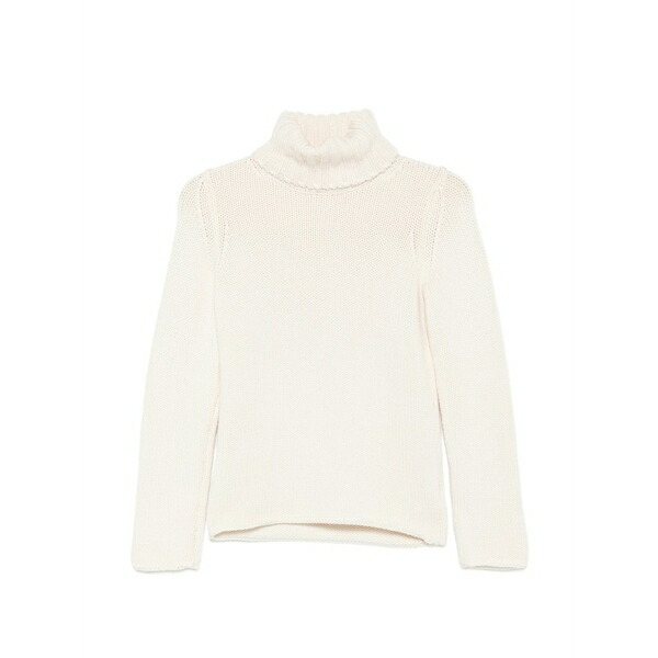 ザノーネ レディース 編み物\u0026プルオーバー アウター Ribbed-knit roll-neck sweater Neutrals