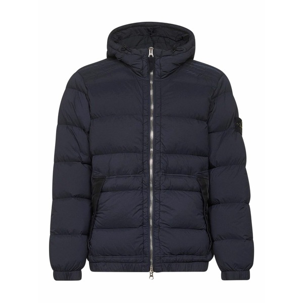 ストーンアイランド メンズ 上衣＆上衣 アウター Padded double-slider zip jacket Blue