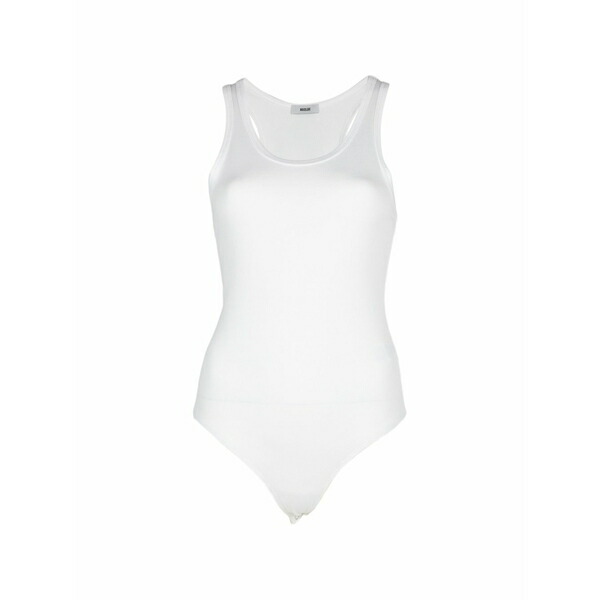 アゴルド レディース カットソー トップス Maria ribbed bodysuit White
