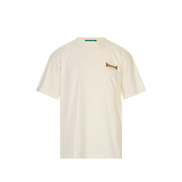 バロウ メンズ ティーシャツ トップス Skull-print jersey t-shirt Neutrals