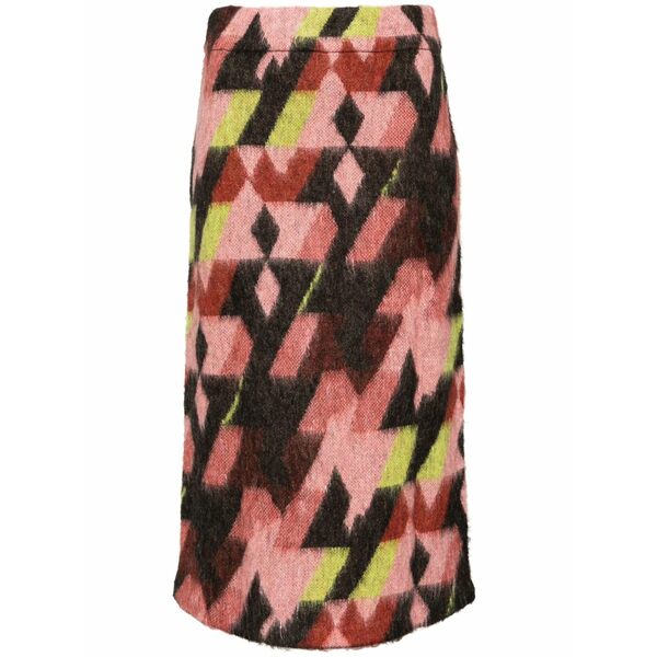 住み家 稲荷 レディース スコート ボトムス Graphic print a-line skirt Pink