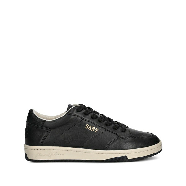 ガント メンズ スニーカー シューズ Prepus leather sneakers Black