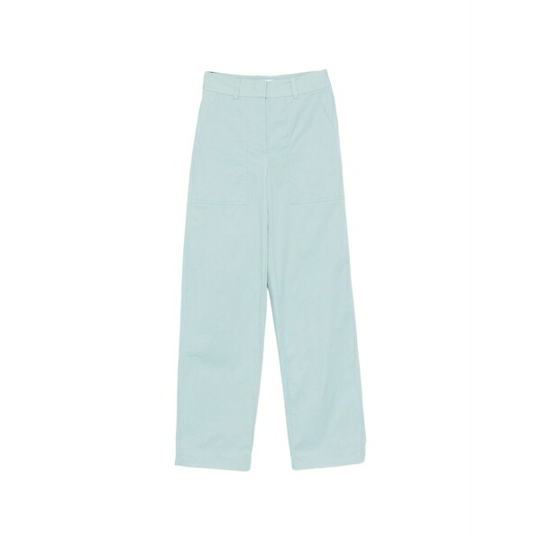 ジョセフ レディース 心地よいズボン下 ボトムス Jaber patch-pocket straight-leg trousers Blue