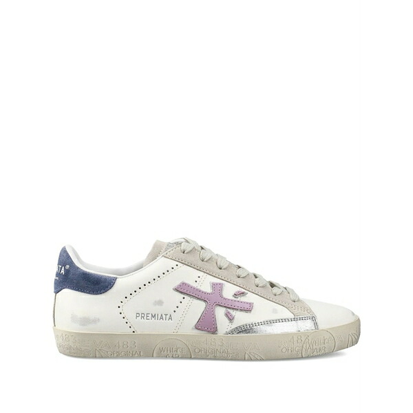 プレミアータ レディース スニーカー シューズ Steven d 7273 applique-detail sneakers White