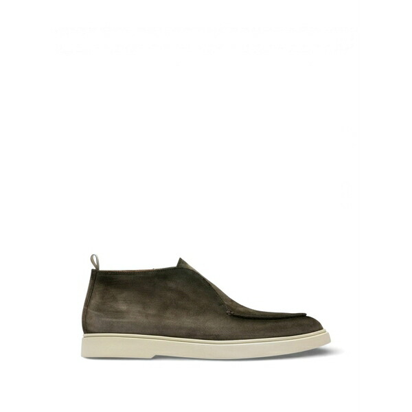オフィチーネ 創造的 メンズ サンダル シューズ Suede slip-on sneakers Green