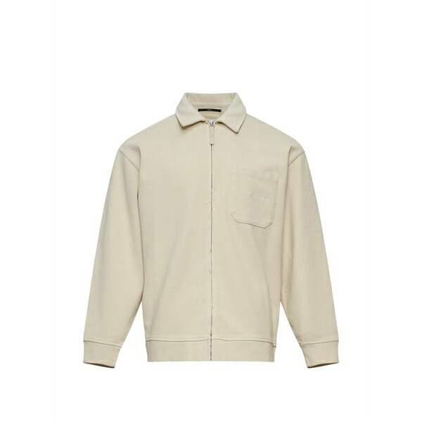 シーピーカンパニー メンズ パーカー・スウェットシャツ アウター 10/2 zip-up collared sweatshirt Neutrals