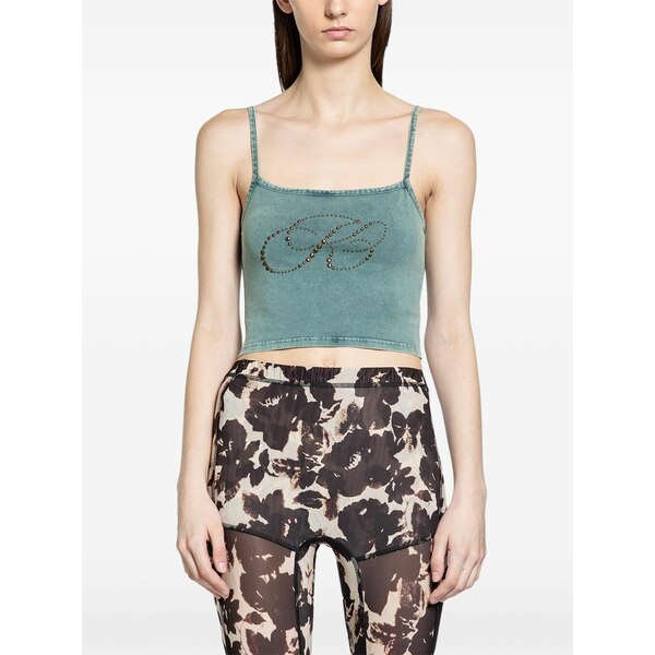 ナウルズ レディース カットソー トップス Cally top Blue