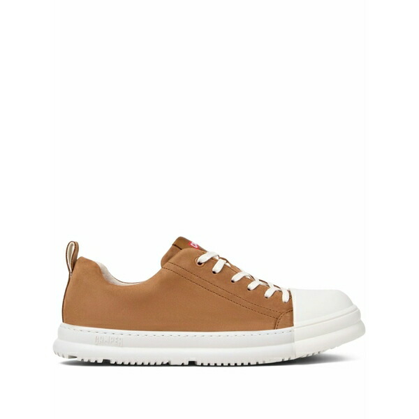 カンペール レディース スニーカー シューズ Juction runner lace-up nubuck leather sneakers Brown