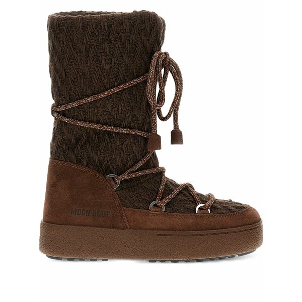 お月さまブーツ レディース ブーツ シューズ X guest インチ residence ltrack boots Brown