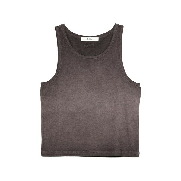 空想科学小説アール メンズ ティーシャツ トップス Cyril sleeveless top Brown