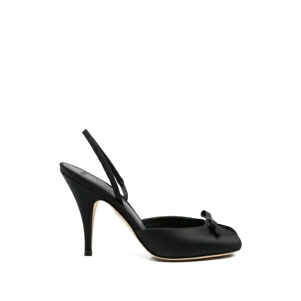 トロワジュイン レディース サンダル シューズ Bow-embellishment slingback sandals Black