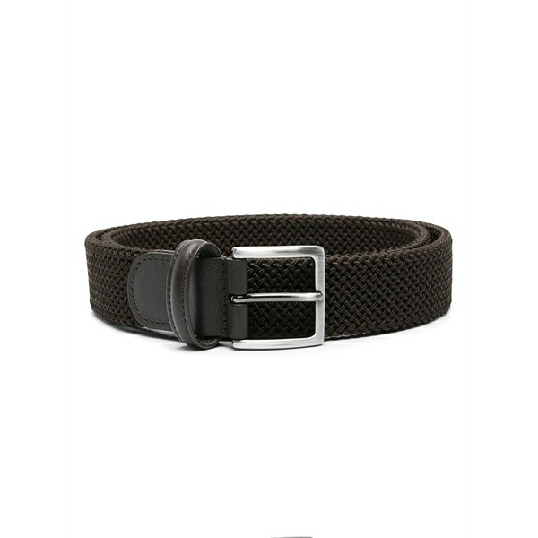 アンダーソンズ メンズ 胴締め 佩び物 Elastic woven belt Brown