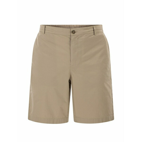 エムシーツーセイントバース メンズ 心地好いズボン下 ボトムス Elasticated-waist chino shorts Neutrals
