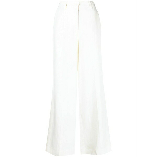 パロッシュ レディース 心地好いズボン下 ボトムス Raisa flared high-waisted trousers Neutrals