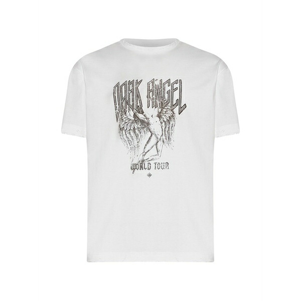 ジョン バージニアの州都 メンズ プルオーバー トップス Graphic-print t-shirt White