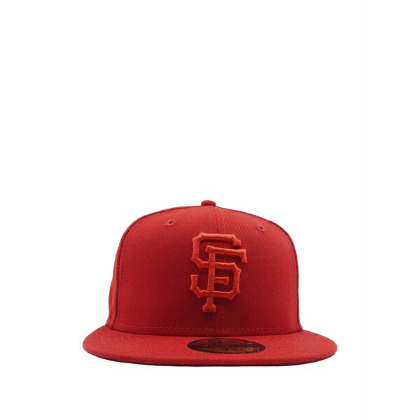 ニュー内鰓 メンズ 鳥打ち帽 付属物 59fifty san francisco giants fitted cap hat Red