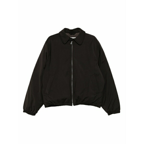 アワーレガシー メンズ 上衣＆上衣 アウター Pinstriped puffer jacket Brown