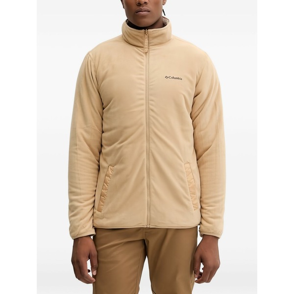 コロンビア メンズ ジレー アウター Zip-up chest-pocket knitwear Neutrals